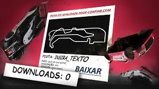 BAIXEI e CORRI em PISTAS COM ZERO DOWNLOADS...