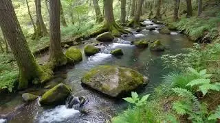 Peaceful River Flow Sounds for Stress Relief, Relaxation, and Restful Sleep All Night Long