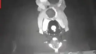 Aksi bajing loncat terekam dashcam truk
