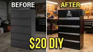 DIY Craftsman / Snap-On style Tool Box from a Lateral File - Garage Storage Solution: Easy Upcycle