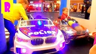 Машинки Джип Полицейские Катаемся Играем Машинки Развлечение длядетей малышей Cars forKids HappyRoma