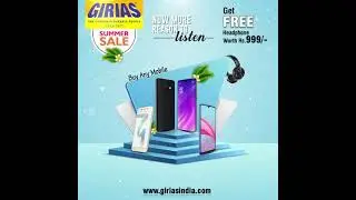 Girias presents a grand range of mobile phone with an exclusive offer of free headphone.