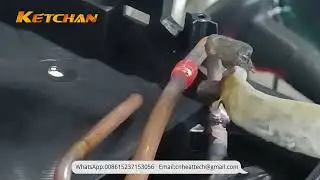 Dual-output portable induction brazing for copper pipe welding on production lines