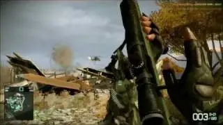 battlefield bad company 2 - sniping helicopter pilots!!