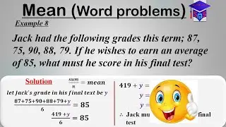 Jack had the following grades this term;87,75,90,88,79. If he wishes to earn an average of 85, wha..