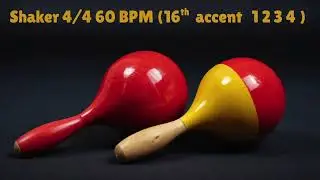 Shaker Loop 4/4 60 bpm (16th accent 1 2 3 4)
