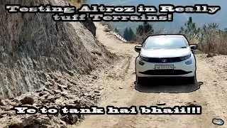 Altroz real hill performance challenge | Risky roads | 4 quintal weight!!!