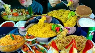 Indian Maggi Masala Noodles Eating Compilation | ERSA ASMR