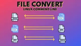 Linux CLI | How to Convert doc to docx, rtf to docx, docx to doc | Ubuntu terminal | libreoffice