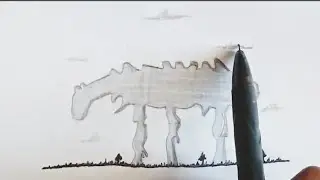 Day 18 drawing from trevor henderson |Modern art 2.0 |Trevor Henderson |Drawing|