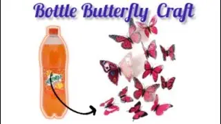 simply craft bottle butterfly 🦋painting and butterfly