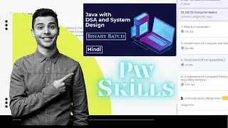 Pw Skills Assignment Upload Step By Step ( Hindi ) ||Java With DSA & System Design || Web Devlopment