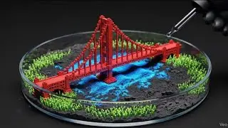 ASMR Ai Dropper Magic Turns into miniature world|Oddly Satisfying#aiasmr 