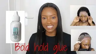 Je colle ma perruque avec la colle Bold Hold | 13*6 wig | Yiroo Hair
