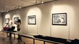 The Japan Foundation Gallery - Mad Love Set Up