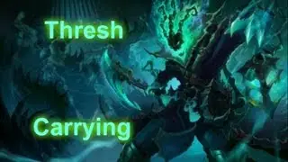 Thresh - Carry The Adc - Full GamePlay/Commentary