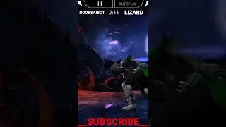 🥺Lizard Noob Saibot made me cry MK MOBILE | Lizard Noob Saibot gameplay mk mobile #shorts