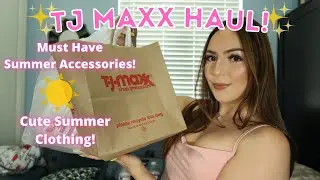 TJ Maxx Haul 2022! Must Have Summer Clothes & Accessories*