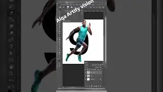 Man Shape Attach Design Creative Photoshop Abstract Human Silhouette Photoshop|| #photoshop l #logo