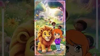#kidoospecial The Brave Lion &ndash; Fun and Educational Poem for Kids | Jungle Animals | Kids Poems