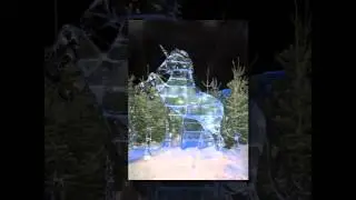 Ice Sculptures, The Magical Ice Kingdom at Winter Wonderland, Hyde Park, London 2012