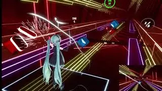 Beat Saber | Miku plays Gas Gas Gas by Manuel