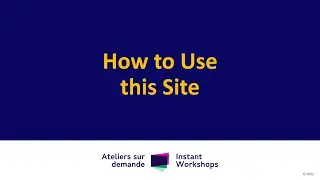 How to use this site