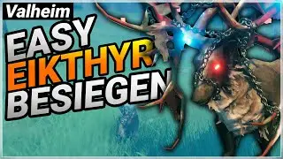 So besiegst du EIKTHYR schnell und einfach - Valheim erster Boss | Valheim Gameplay deutsch