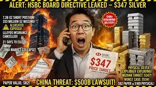 LONDON MARKET DECEASED: HSBC $347 Emergency (Board Directive: Exit 7.3B Oz By Jan 31, LBMA Over)