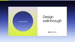 Challenge 1: Design walkthrough