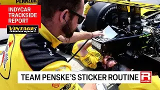 Team Penske's Sticker Routine At The Indy 500 - hosted by RACER's Marshall Pruett