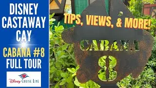Castaway Cay Family Cabana #8 Full Tour * 4K * Disney Cruise Line * What's Included? * Concierge
