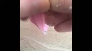 Mini pink butter slime