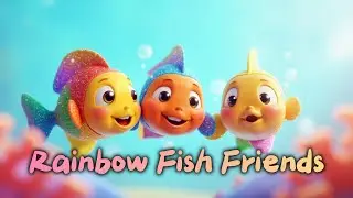 Rainbow Fish Friends | Fun Kids Song About Colors and Swimming | Sing Along!