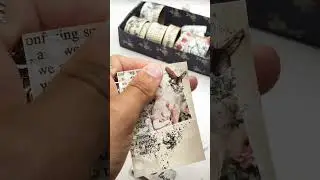 Mini journal spread | Using My Handmade Washi Tapes! #journaling