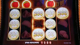 We were cooking ! Playing Supreme Flaming hot pots #slots  Supreme lantern at Seneca Casino NF.