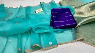 Kora Organza Silk Sarees - కోరా ఆర్గంజా సిల్క్ శారీస్