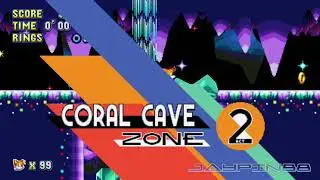 Sonic Mania Plus: Coral Cave Zone :: Walkthrough (720p/60fps)