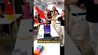Funny Domino Fail! 😂 #shorts #shortvideo #funny