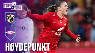 Gaupset inntok servitørrollen på Nadderud | Stabæk v Brann Høydepunkter | Toppserien 2025