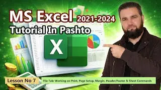MS Excel 2021 Tutorial In Pashto: Lesson No 7
