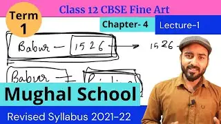 Lecture 1, ch-4 | The Mughal School of Miniature Painting |Fine Art Theory lecture for class 12