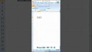 How to Remove Gridelines in Excel | Remove Gridlines from All Cells in Excel 