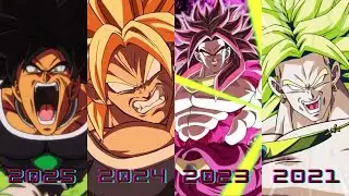 Evolution of Broly Animations 2015-2025 DBZ Dokkan Battle