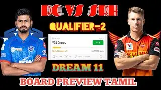 DC vs SRH Dream11 Board preview | Captain, Vice-captain, Fantasy Playing Tips, Probable XIs