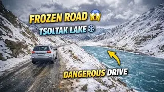 Frozen Lake at 16,618 ft 😱 | Durbuk to Chang La Pass Road Trip | Changla pass leh ladakh| Leh ladakh