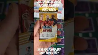 I FOUND ANOTHER HERO PACK! MATCH ATTAX 24/25 HERO PACK OPENING #topps #matchattax #heropack #shorts