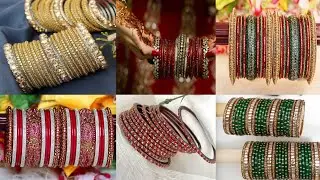 Letest party wear bangles design|stylish and fancy bangles design for wedding dress and function