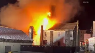 Fire breaks out and spread to four homes in Schuylkill County