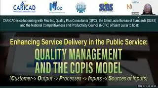 Webinar: Enhancing Service Delivery in the Public Sector Quality Management and the COPIS Model